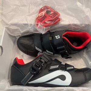 NIB Peloton Cycling Shoes Size 40 with Delta Cleats